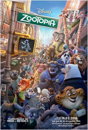 Thành Phố Động Vật: Phi Vụ Động Trời (2016) | Zootopia (2016)